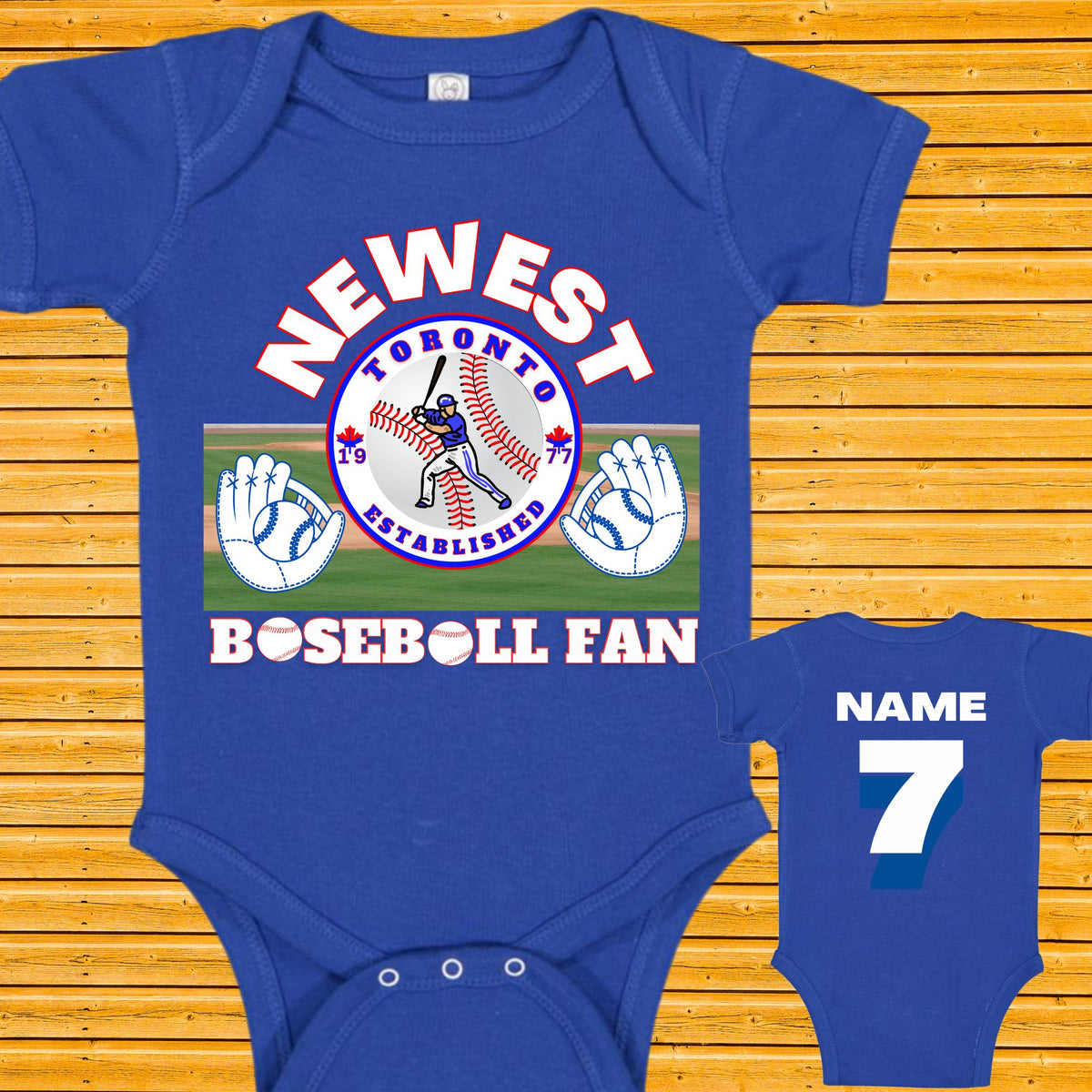 Toronto Baseball Newest Fan Baby Onesie Kids Tee/Souvenir Birthday