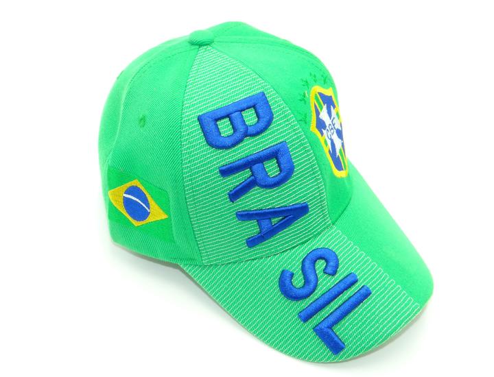 Brasil Soccer Flag Team Brazil Support Gift Baseball Cap Kids Hat