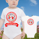 Canadian Provincal Flags Baby Onesie/This is The Land of My Birth Bodysuit