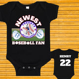 Toronto Baseball New Fan Kids Tshirt/Unisex Personalize First Baseball Onesie/Birthday Baby Shower Gift