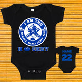 Maple Leafs Newest Fan Baby One-Piece/Unisex Personalize First Hockey Onesie