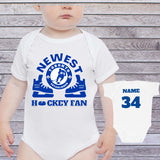 Newest Toronto Hockey Fan Baby Onrsie/Unisex Personalize First Hockey Onesie