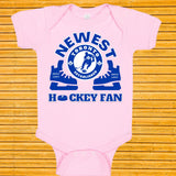 Newest Toronto Hockey Fan Baby Onrsie/Unisex Personalize First Hockey Onesie