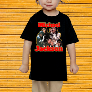 Michael Jackson Iconic Kids T-shirt/Pop star souvenir shirt