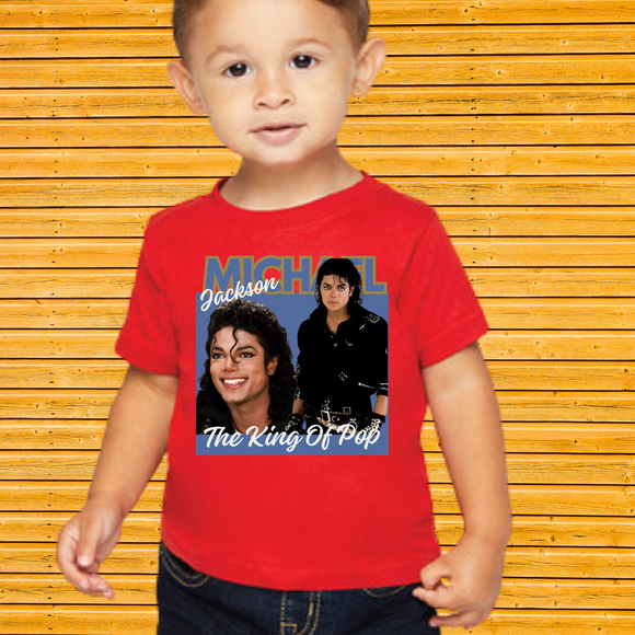 Michael Jackson King of Pop Kids Tshirt