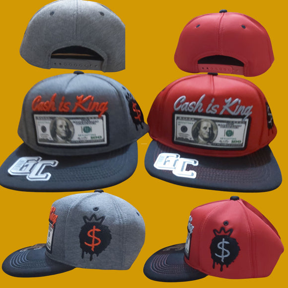 American Dollar Cash is King Snapback embroidery Cap