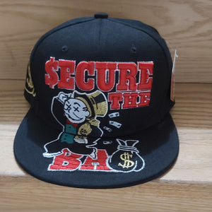 Secure the bag 3D embroidered caps