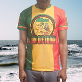 Lion of Judah Jersey Rastafarian Clothing/Rasta Cultural Day Outfit/Dri-Fit Fabric Rasta Wear/Gift