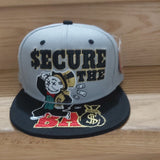 Secure The Bag Embroidered 3D Men Women Baseball Cap/Money Slogan Snapback Hat