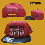 Lucky 777 Embroidered 3D Baseball Cap/Casino Style Snapback Hat/Gift