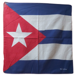 Cuban flag bandana handkerchief/Cuban fabric headwrap/Cuba Carnival Festival Waving Flag/ Gift souvenir