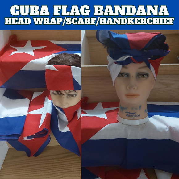 Cuba flag bandana