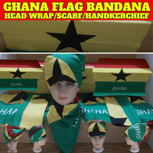 Ghana flag bandana