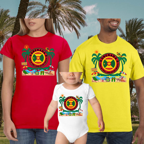 Grenada flag t-shirt/This is the land of my roots