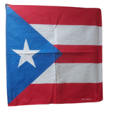 Puerto Rico flag bandana scarf handkerchief/Puerto Rican Carnival Festival Waving Flag/Latino Head Band  Gift souvenir