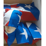 Puerto Rico flag bandana scarf handkerchief/Puerto Rican Carnival Festival Waving Flag/Latino Head Band  Gift souvenir