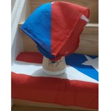 Puerto Rico flag bandana scarf handkerchief/Puerto Rican Carnival Festival Waving Flag/Latino Head Band  Gift souvenir