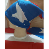 Puerto Rico flag bandana scarf handkerchief/Puerto Rican Carnival Festival Waving Flag/Latino Head Band  Gift souvenir