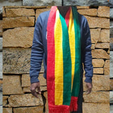 Rasta Color Scarf Knitted/Souvenir Rasta Color Beanie