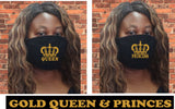 Queen and  Princess matching face mask/Mom and  Daughter/Royal Crown /Twinning face mask