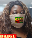 His Imperial Majesty face mask/Rastafarian face mask/H.I.M face mask/Haile Selassie Emperor