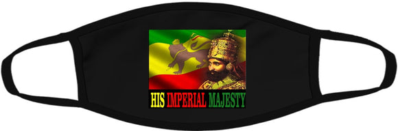 His Imperial Majesty face mask/Rastafarian face mask/H.I.M face mask/Haile Selassie Emperor