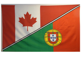 Portugal Canada 3x5 Indoor Outdoor Flag