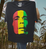   Bob Marley 3 color face tshirt 