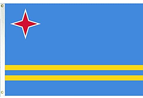 Aruba 3x5 Carnival Flag