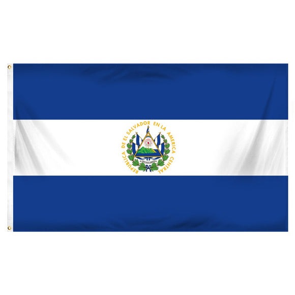 3x5 El Salvador Indoor Outdoor Flag