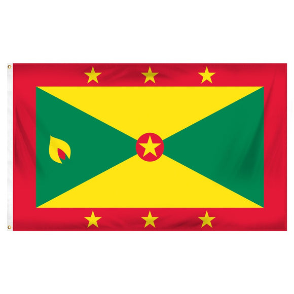 Grenadian 3x5 Carnival Flag