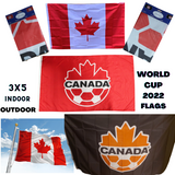 Canada 3x5 World Cup Flags