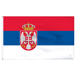 Serbia 3x5 Souvenir Flag