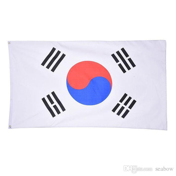South Korea 3x5 Indoor Oudoor Flag
