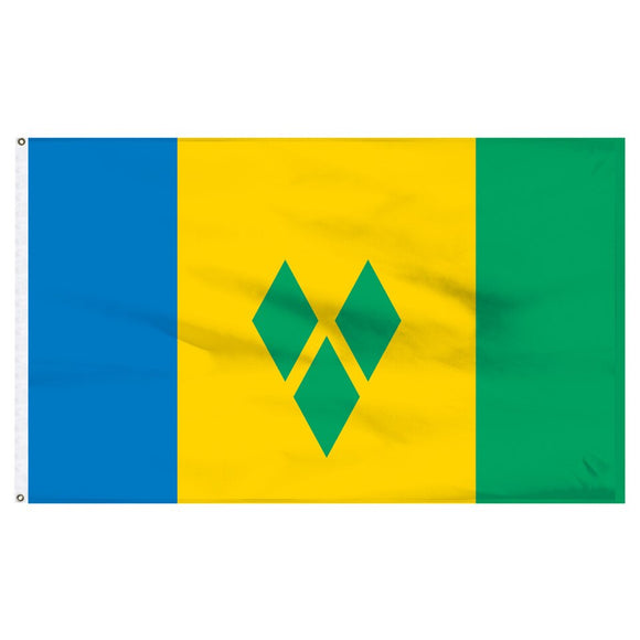 St Vincent 3x5 Flag