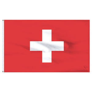 Switzerland 3x5 Indoor Outdoor Pole Flag