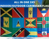 Caribbean All In One 12 Countries Flag