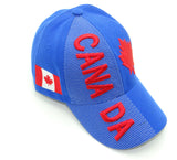 Canadian Flag Maple Leaf Embroidered 3D Snapback Men Women Cap