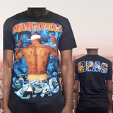 2PAC New Double Sided 3D Graphic T-shirt