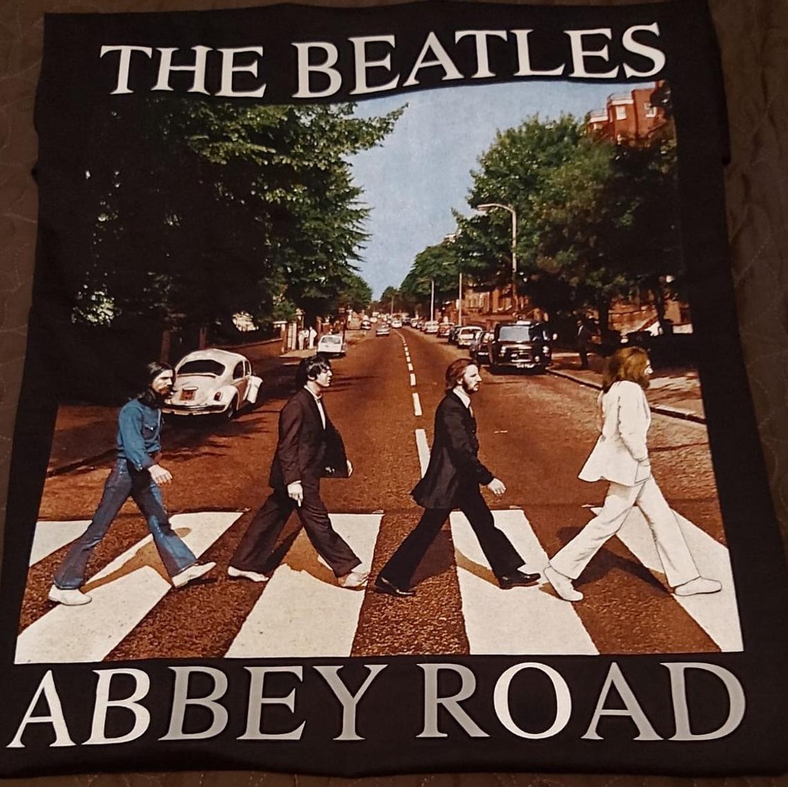 The Beatles Abbey Road Swarovski Rhinestone T Shirt