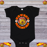 Spain Black Soccer Ball Romper