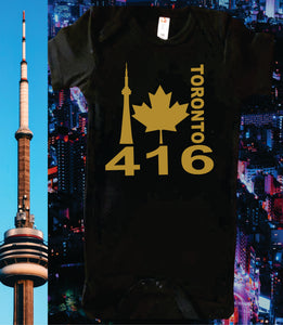 Toronto 416 Onesie