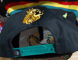 Lion Of Judah 3D Embroidered Rastafarian Souvenir Cap
