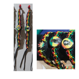 Bob Marley Knitted Friendship Bracelet/Handmade Rasta color wristband