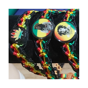 Bob Marley Knitted friendship bracelet