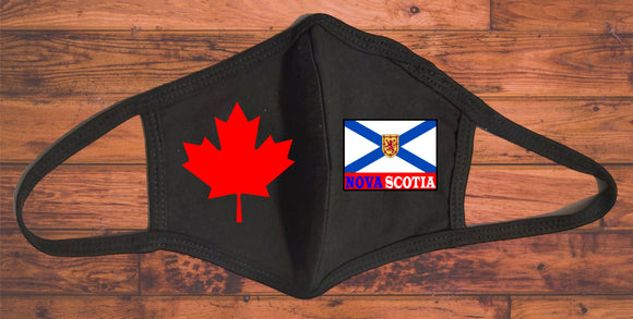Nova Scotia flag face mask/Canada Provincial flag face mask/Reusable 2 layers/Nova Scotia souvenir