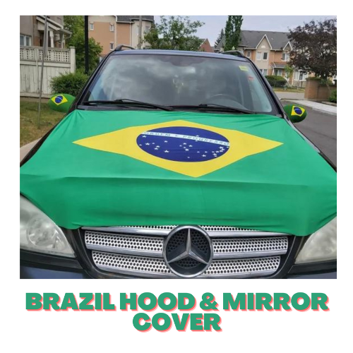 Brazil Flag Car Van Hood Cover