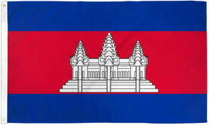 Cambodia 3x5 flag/Asian country/Nylon material/Souvenir