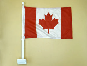 Canadian Sports Team Car Flag