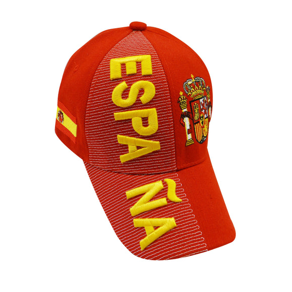 Spain flag 3D cap